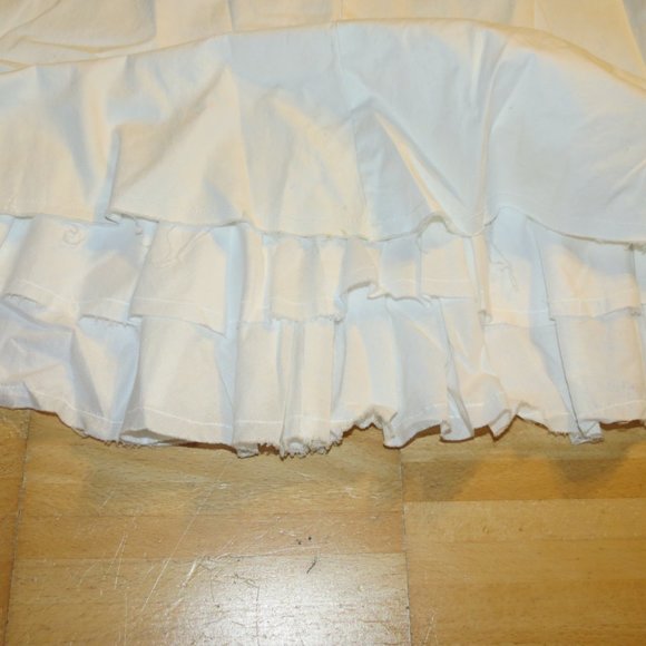 ESPRIT white cotton midi skirt 2/4 XS/S - Picture 3 of 3